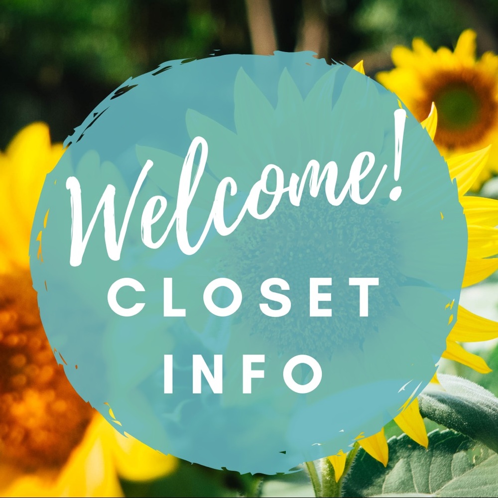 💖Closet Info💖❗️Please Read❗️